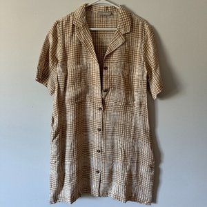 Everlane Casual Crosshatched Dress